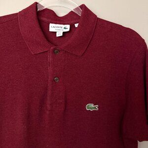 Lacoste Classic Fit L.12.12 Polo - Maroon - Extra Small (2)